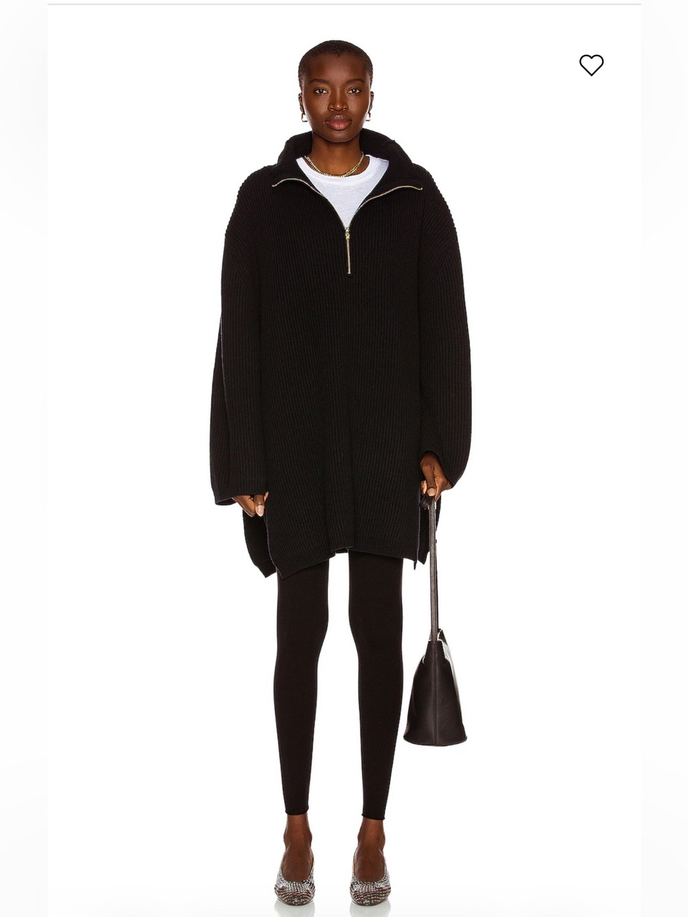 Toteme//fisherman zipper knit sweater